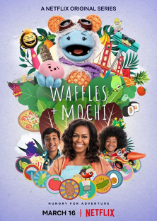 Waffles + Mochi-Waffles + Mochi