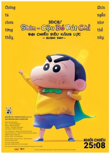 New Dimension! Crayon Shinchan the Movie: Battle of Supernatural Powers ~Flying Sushi~-New Dimension! Crayon Shinchan the Movie: Battle of Supernatural Powers ~Flying Sushi~